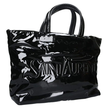 Saint Laurent Paris Logo Patent Maxi Tote