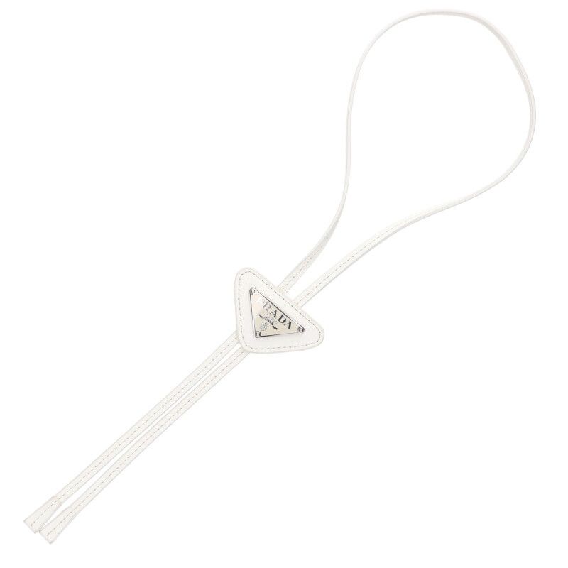 Prada Loupe Tie White