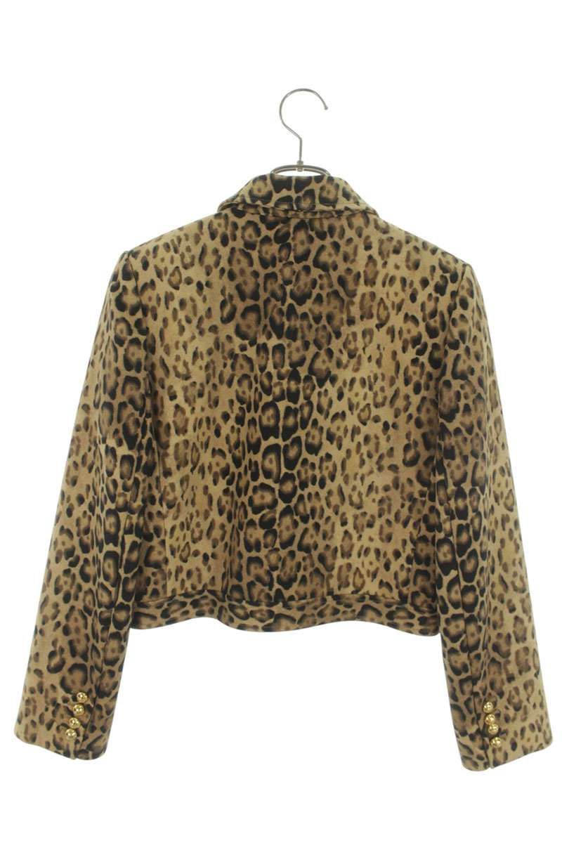 Celine Triomphe Gold Button Leopard Jacket 34 — view 2