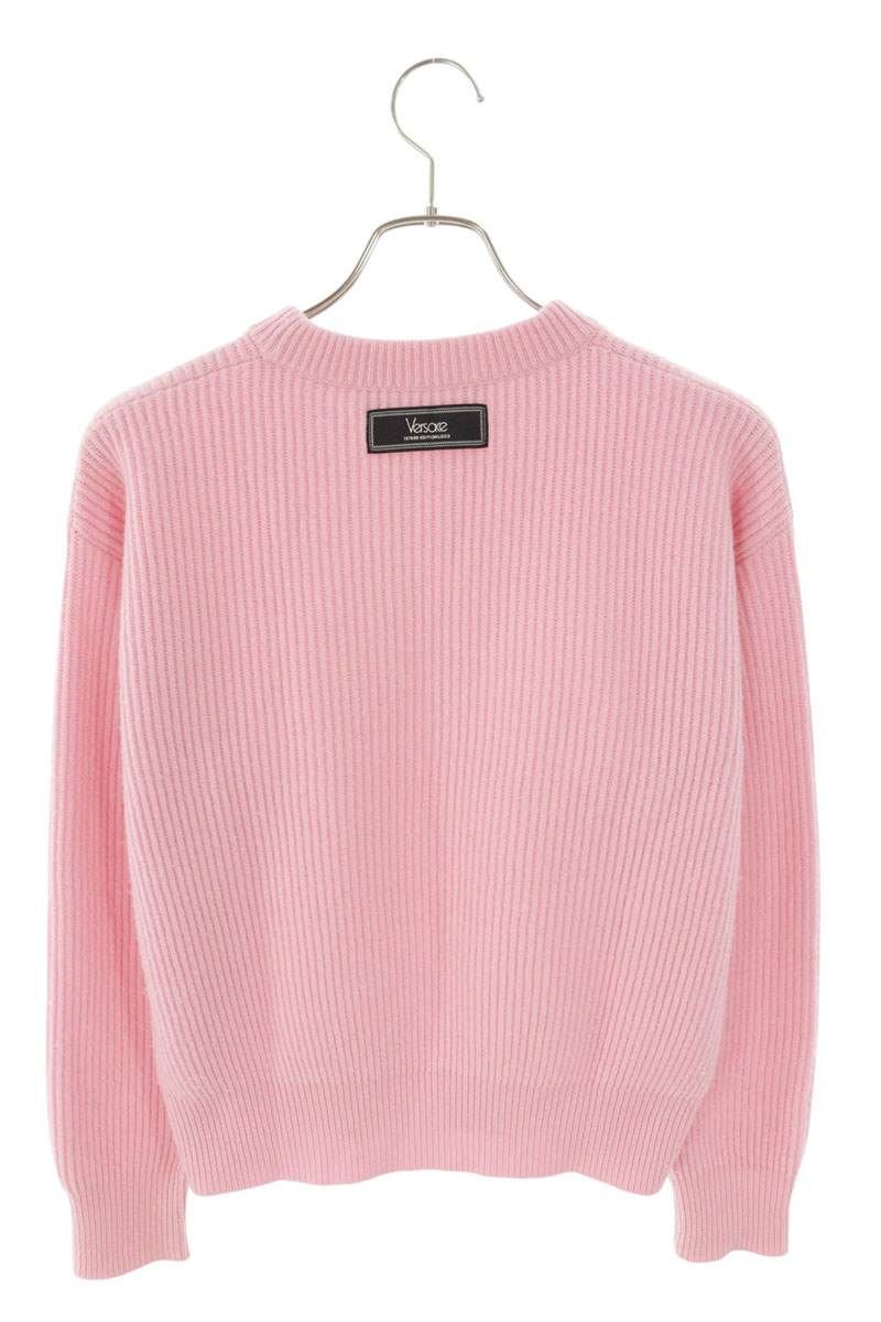 Versace Front Logo Embroidery Knit 36 Sweater — view 2