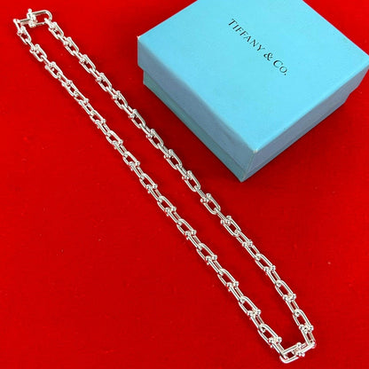Tiffany & Co Small Link Necklace 925 Sterling Silver