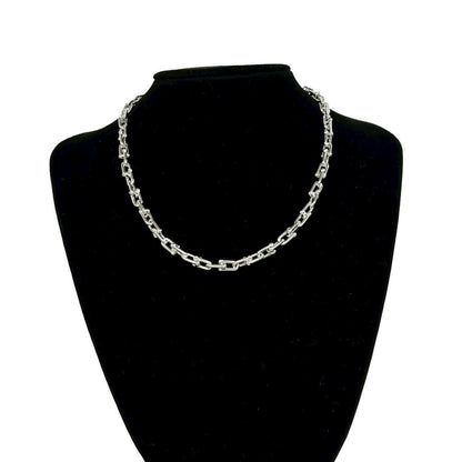 Tiffany & Co Small Link Necklace 925 Sterling Silver — view 2