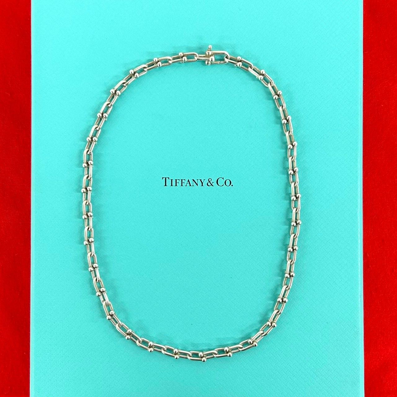 Tiffany & Co Small Link Necklace 925 Sterling Silver