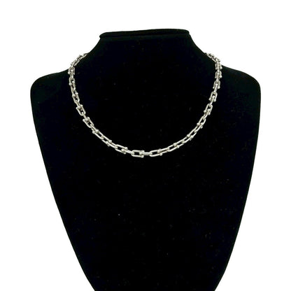 Tiffany & Co Small Link Necklace 925 Sterling Silver — view 2
