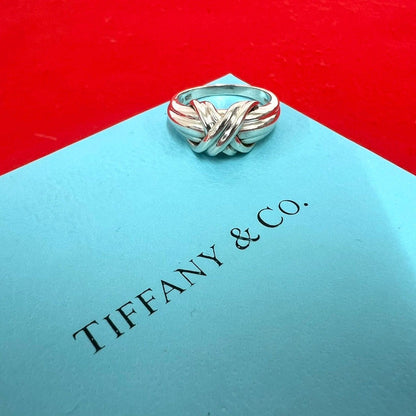 Tiffany & Co Signature Ring 925 Sterling Silver