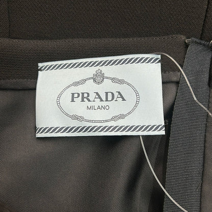 Prada Dress 40 M Black Sleeveless Knee Length Box Pleats — view 3