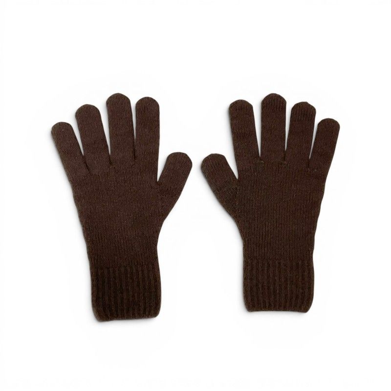 Celine Gloves Brown Triomphe Monogram — view 3