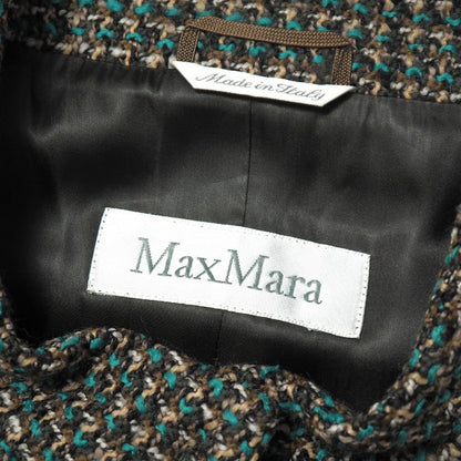 Max Mara Jacket 36 Tweed Stand Color Blazer White — view 6