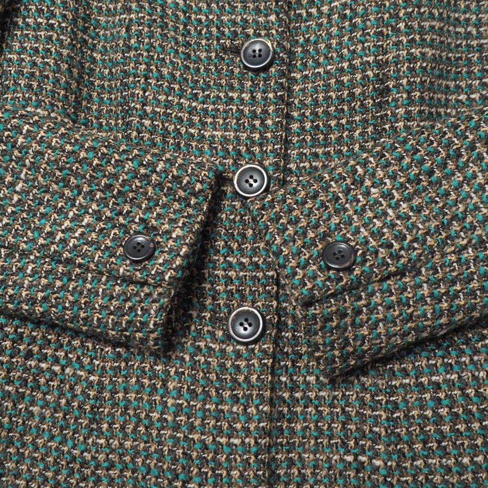 Max Mara Jacket 36 Tweed Stand Color Blazer White — view 4