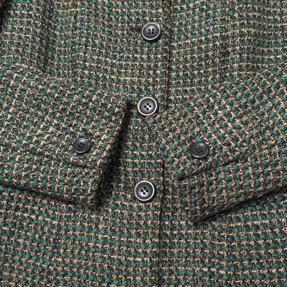 Max Mara Jacket 36 Tweed Stand Color Blazer White — view 4