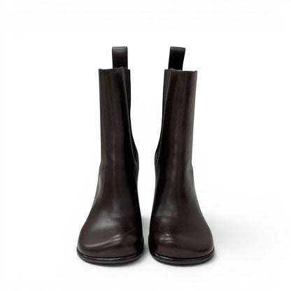 Bottega Veneta Boots Short Shoes Leather Brown Storm Chelsea Side Gore — view 2