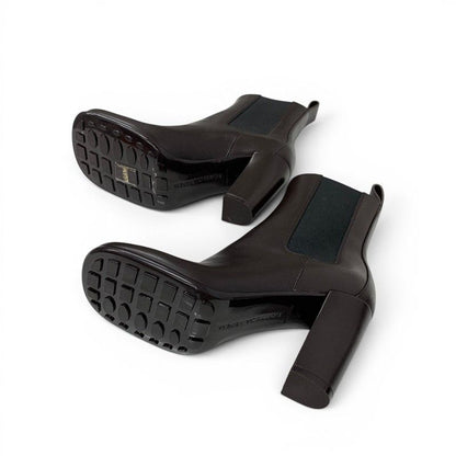 Bottega Veneta Boots Short Shoes Leather Brown Storm Chelsea Side Gore — view 6