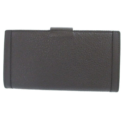 Bvlgari Doppiotondo Leather Black Bifold Wallet Long Bill Holder — view 3