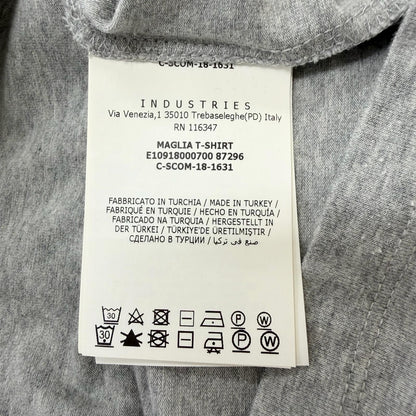 Moncler Maglia T-Shirt Tricolor Short Sleeve Raglan Gray XS — view 6