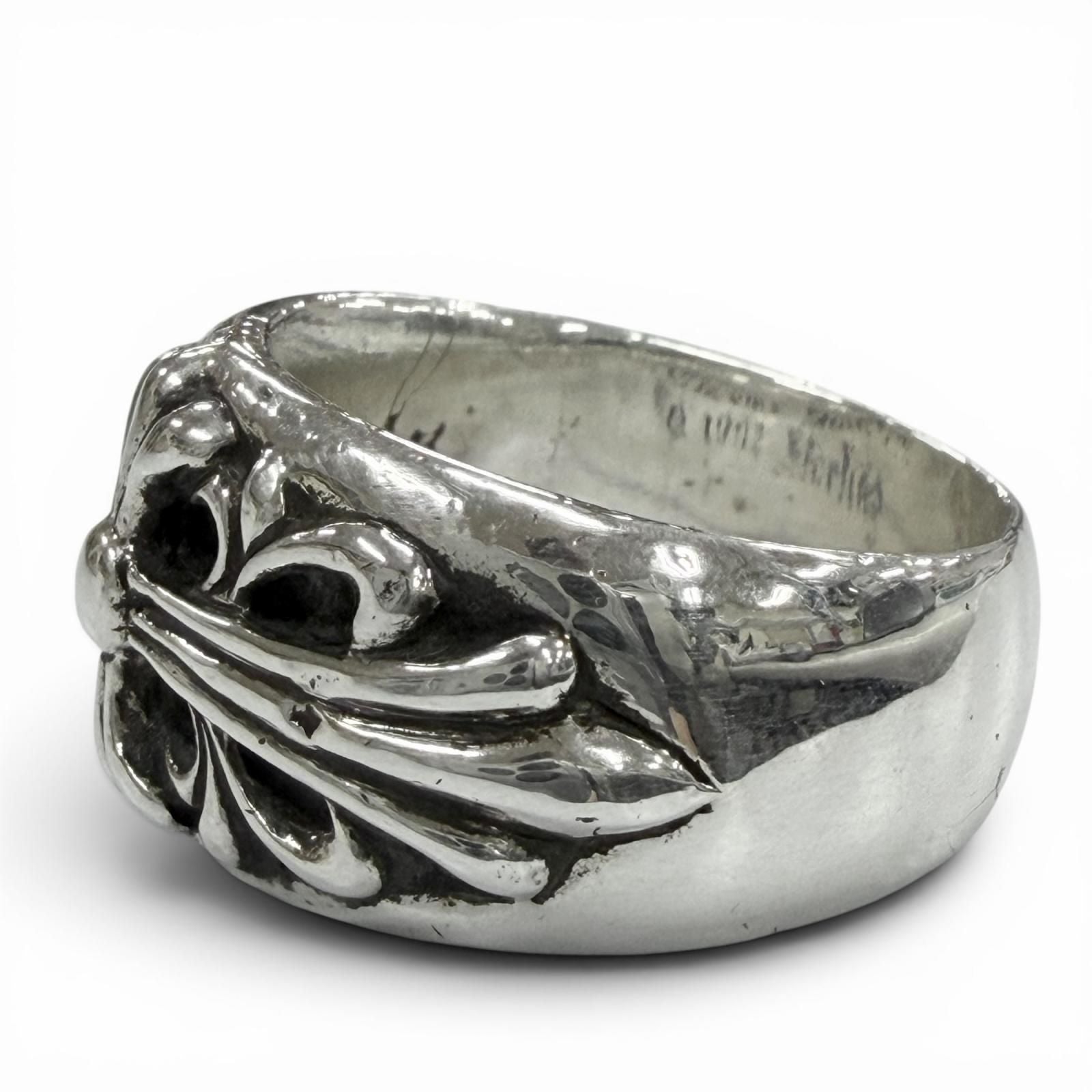 Chrome Hearts Floral Cross 925 Ring Silver — view 3