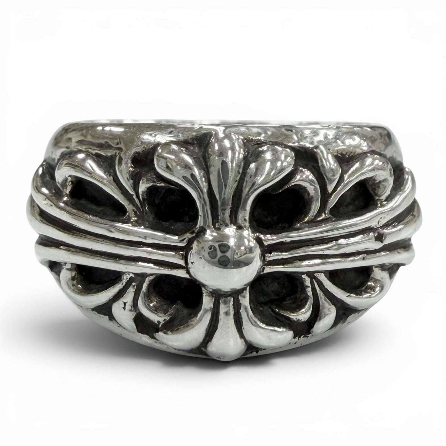 Chrome Hearts Floral Cross 925 Ring Silver — view 2