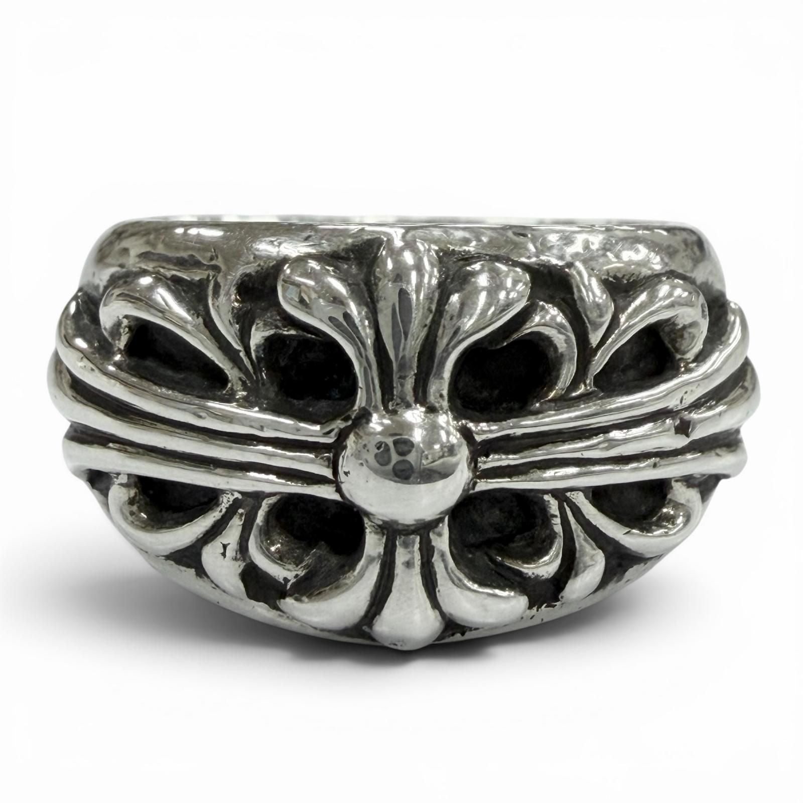 Chrome Hearts Floral Cross 925 Ring Silver — view 2