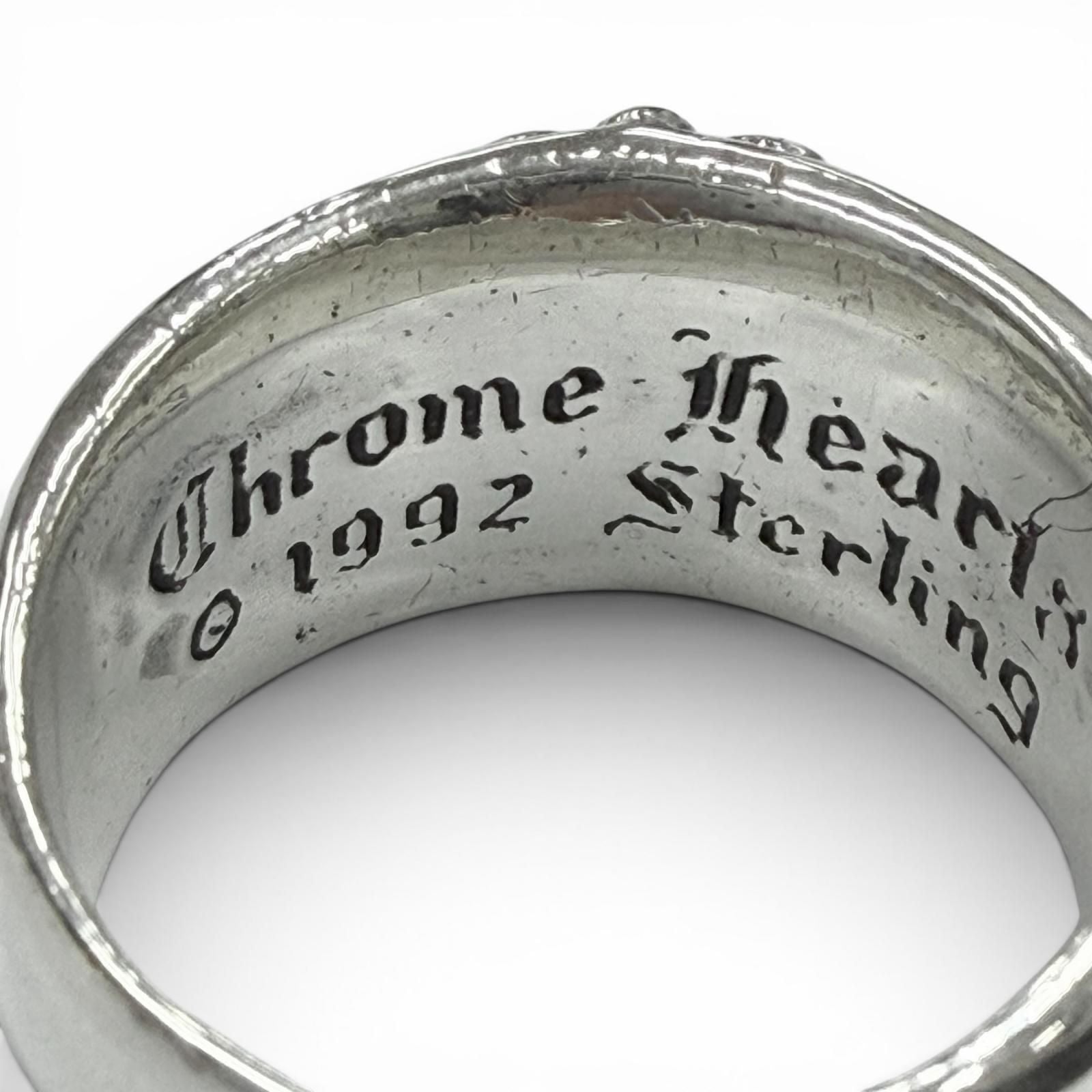 Chrome Hearts Floral Cross 925 Ring Silver — view 6