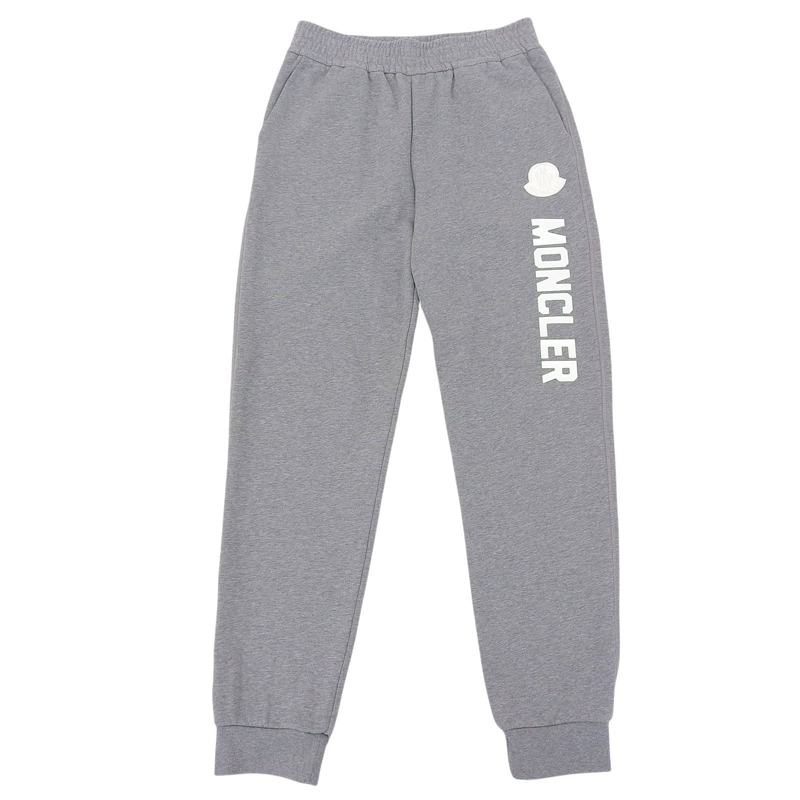 Moncler Cotton Logo with Patch Sweatshirt Pants Jogger Gray