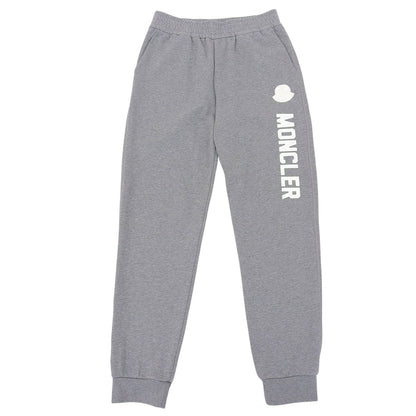 Moncler Cotton Logo with Patch Sweatshirt Pants Jogger Gray