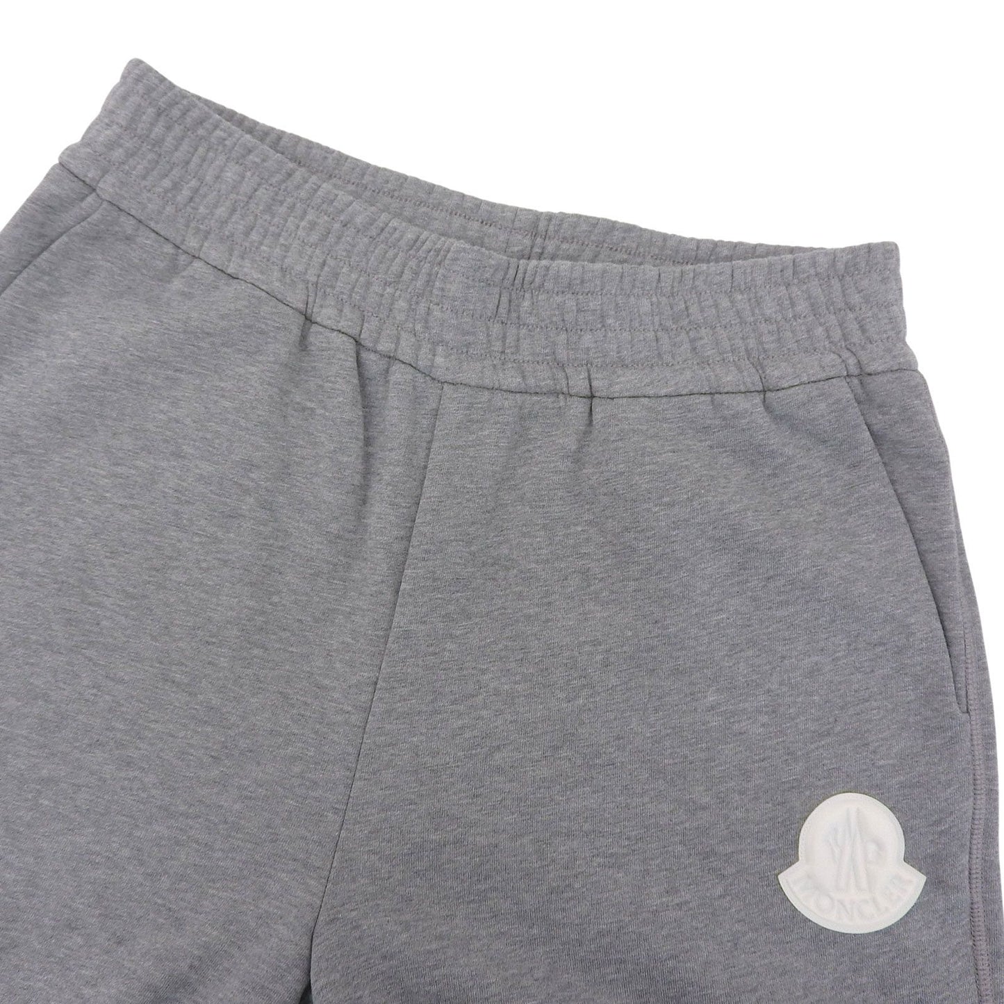Moncler Cotton Logo with Patch Sweatshirt Pants Jogger Gray — view 3