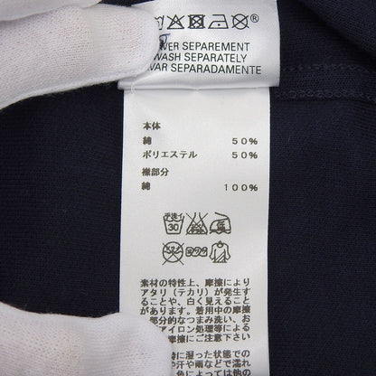 Hermes Cotton Series Button Short Sleeve Polo Shirt Navy — view 6