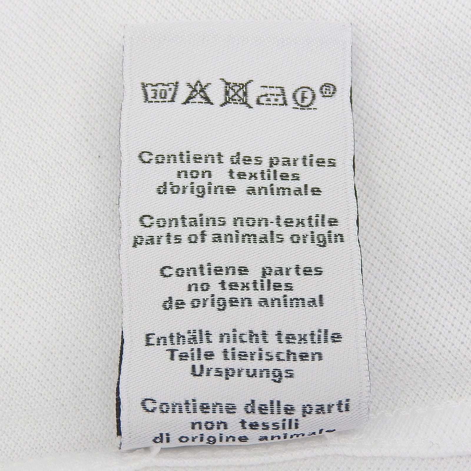 Hermes Cotton 100% Logo Embroidery Shell Button Short Sleeve Polo Shirt White — view 8