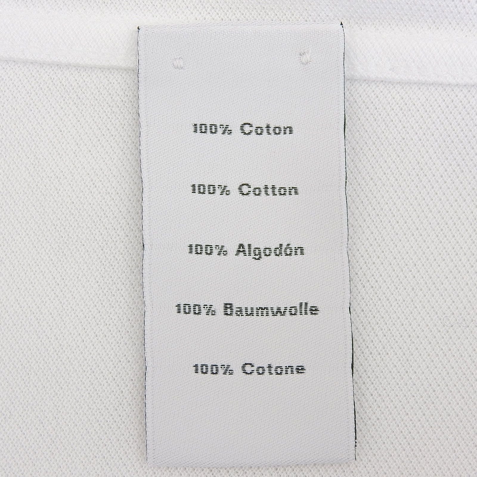 Hermes Cotton 100% Logo Embroidery Shell Button Short Sleeve Polo Shirt White — view 7