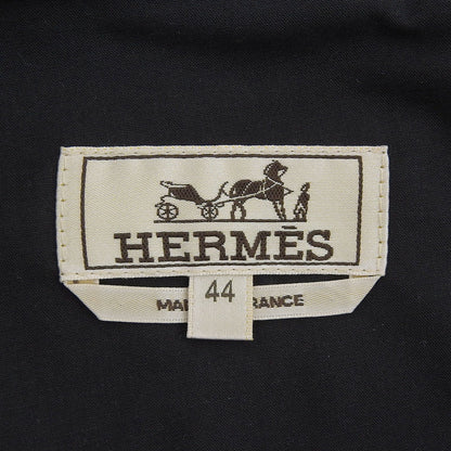 Hermes Cotton 100% Series Button Leather with Patch Fly Pants Khaki 44 — view 7
