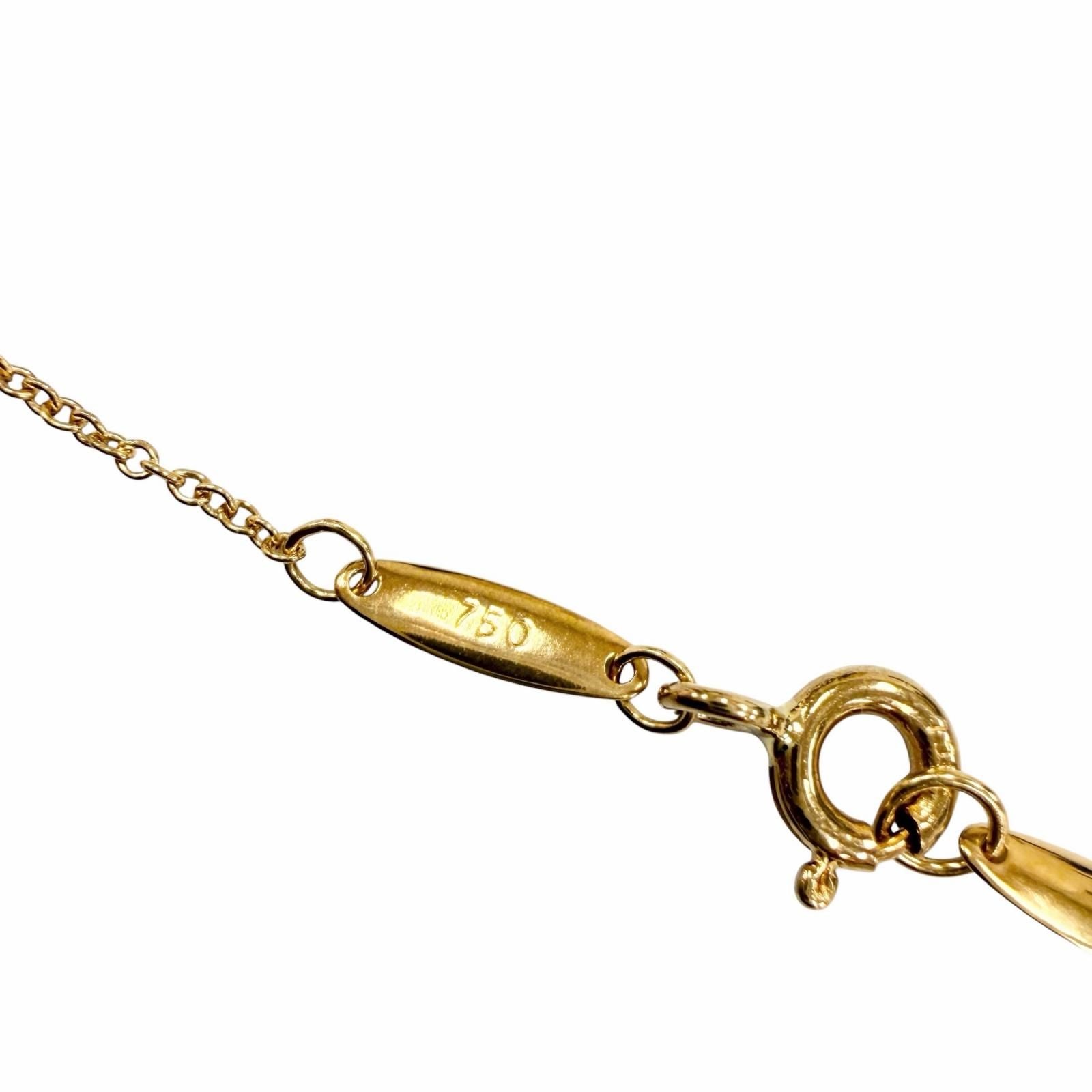 Tiffany & Co Elsa Peretti by the Yard Diamond Necklace 750 Yellow Gold — view 7