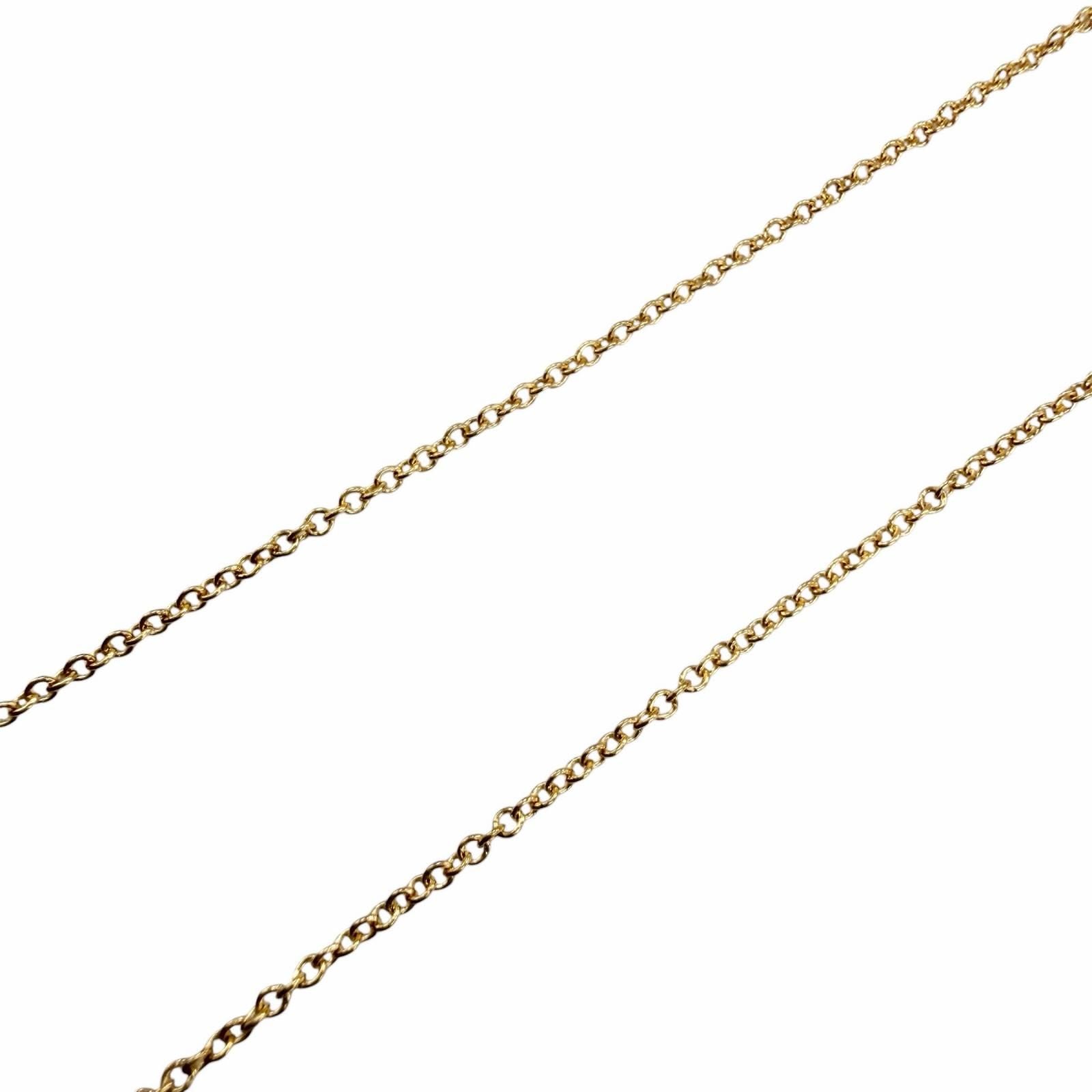 Tiffany & Co Elsa Peretti by the Yard Diamond Necklace 750 Yellow Gold — view 5