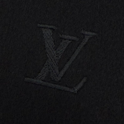 Louis Vuitton Cashmere Echarpe Jhelum LV Logo Embroidered Scarf with Fringe — view 5