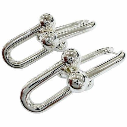 Tiffany & Co Extra Large Link Earrings Silver — view 5