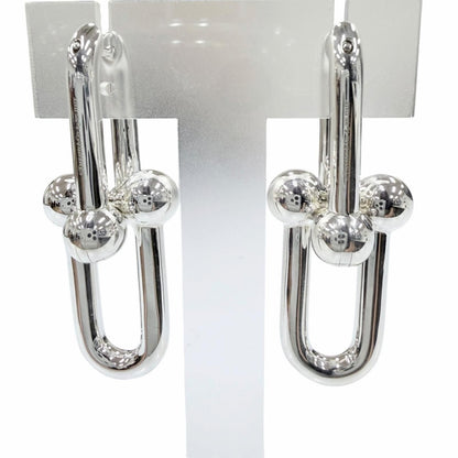 Tiffany & Co Extra Large Link Earrings Silver — view 3