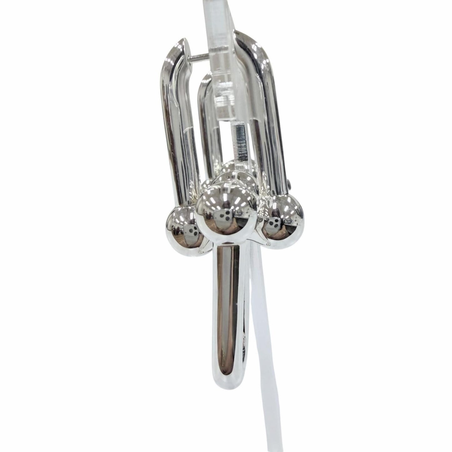 Tiffany & Co Extra Large Link Earrings Silver — view 4