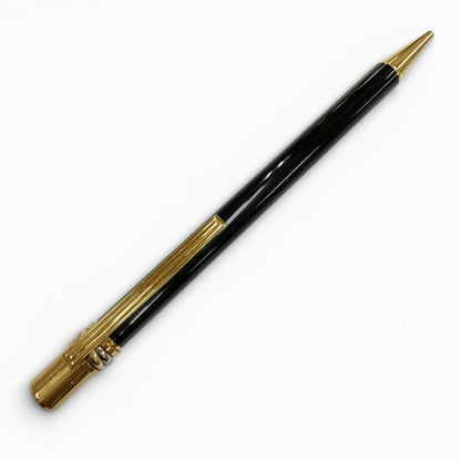 Cartier Trinity Twist Ballpoint Pen Black Gold Handwriting Confirmed — view 2
