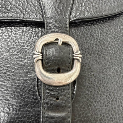 Chrome Hearts Leather Part Gunslinger CH Plus Briefcase Handbag Black — view 7