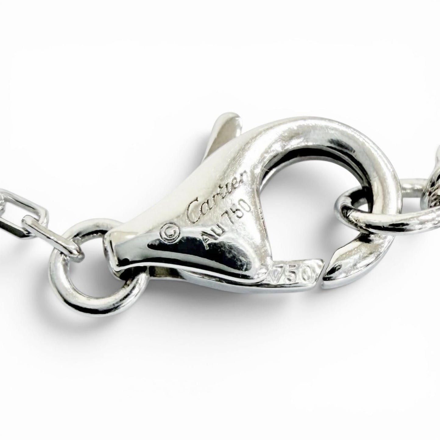 Cartier d'Amour SM Diamond Necklace 18k White Gold White 41 cm — view 7