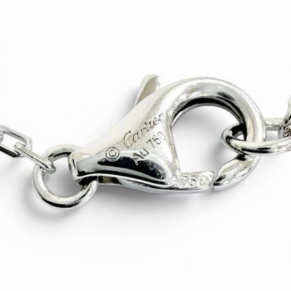 Cartier d'Amour SM Diamond Necklace 18k White Gold White 41 cm — view 7