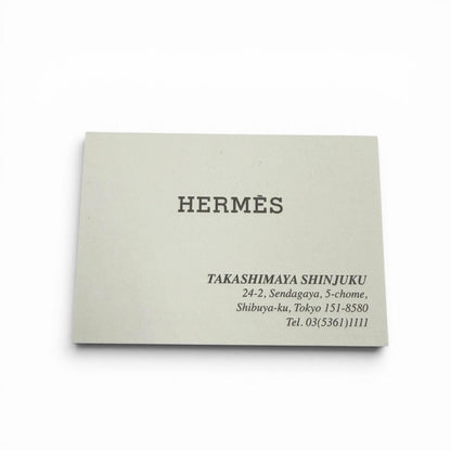 Hermes Croisier Double Tour Leather Silver Purchased in May Bracelet Black — view 8