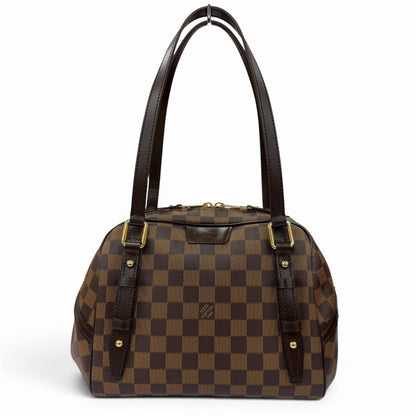 Louis Vuitton Damier Rivington PM Canvas Handbag Brown