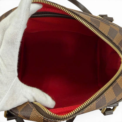 Louis Vuitton Damier Rivington PM Canvas Handbag Brown — view 8