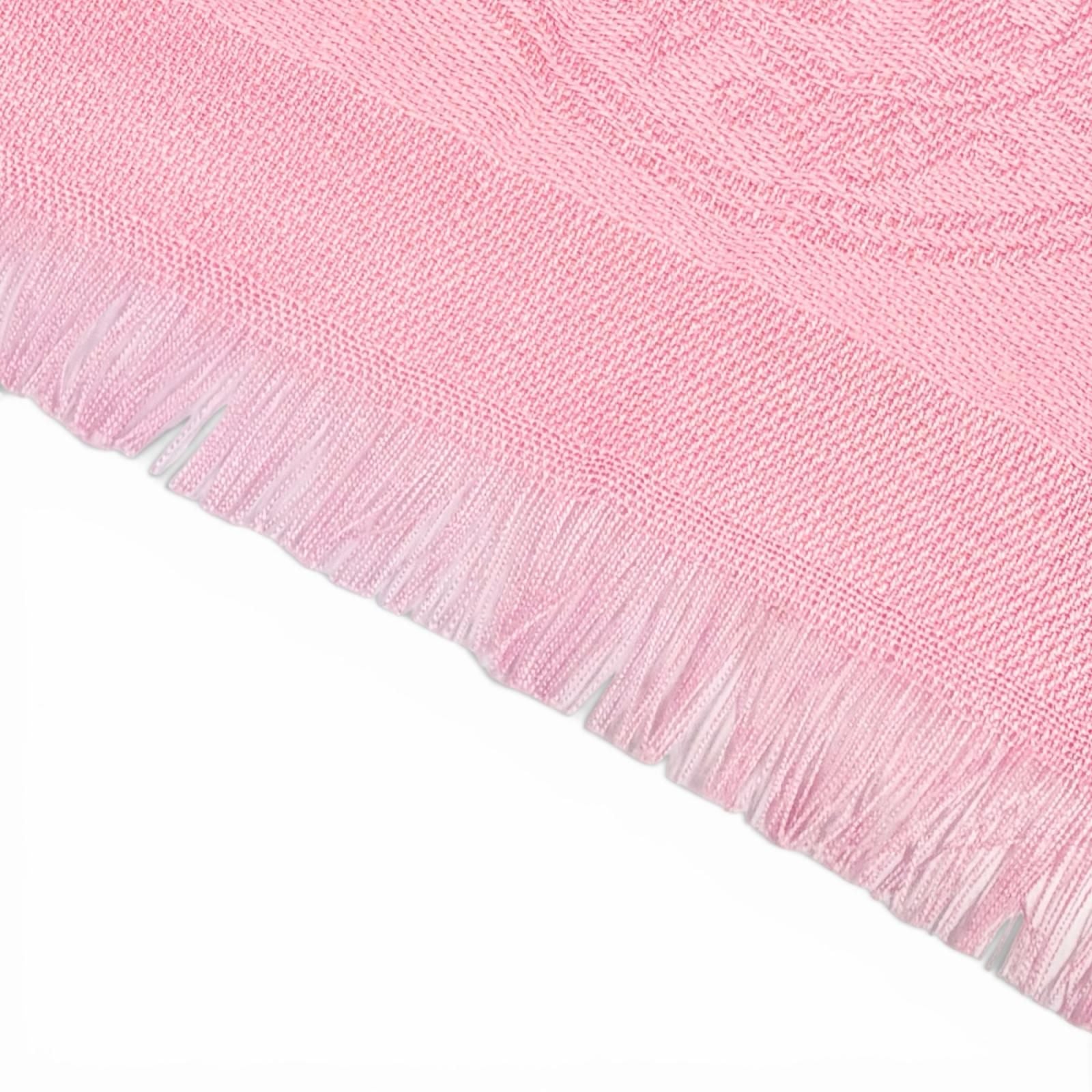 Hermes Logo Scarf Pink — view 5