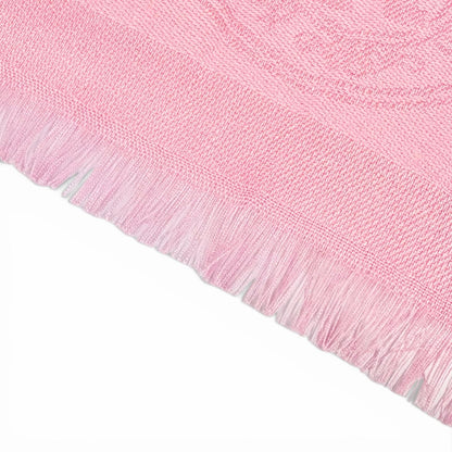Hermes Logo Scarf Pink — view 5