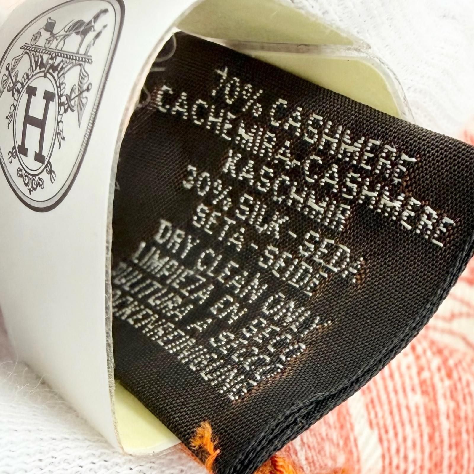 Hermes 251900 Scarf Orange — view 5