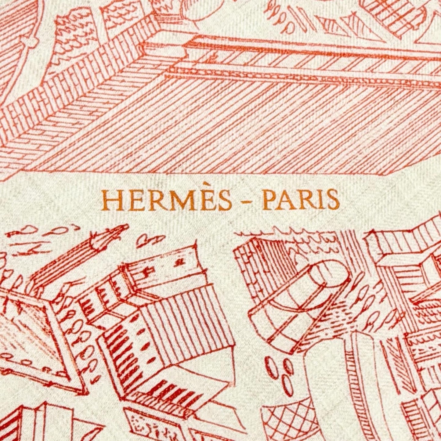 Hermes 251900 Scarf Orange — view 4