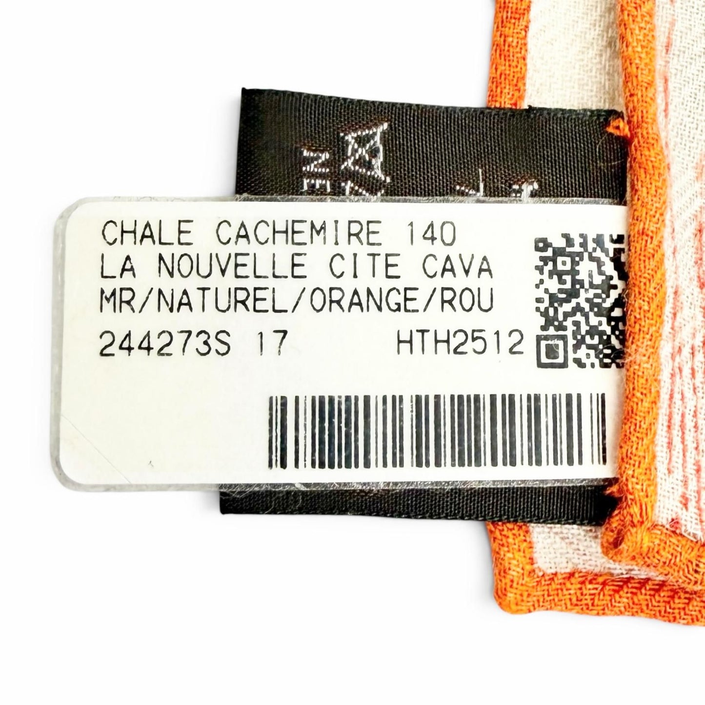 Hermes 251900 Scarf Orange — view 7