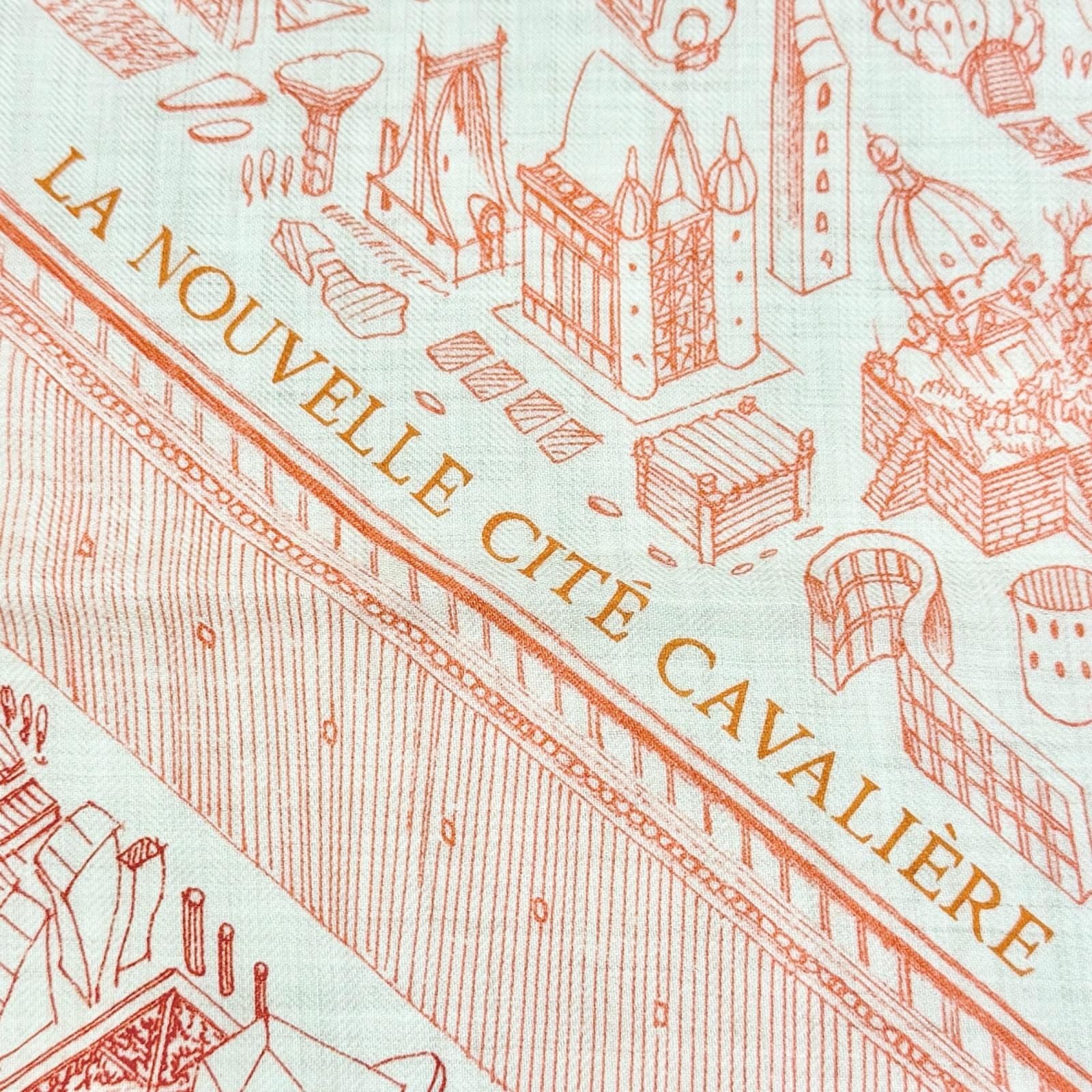 Hermes 251900 Scarf Orange — view 3