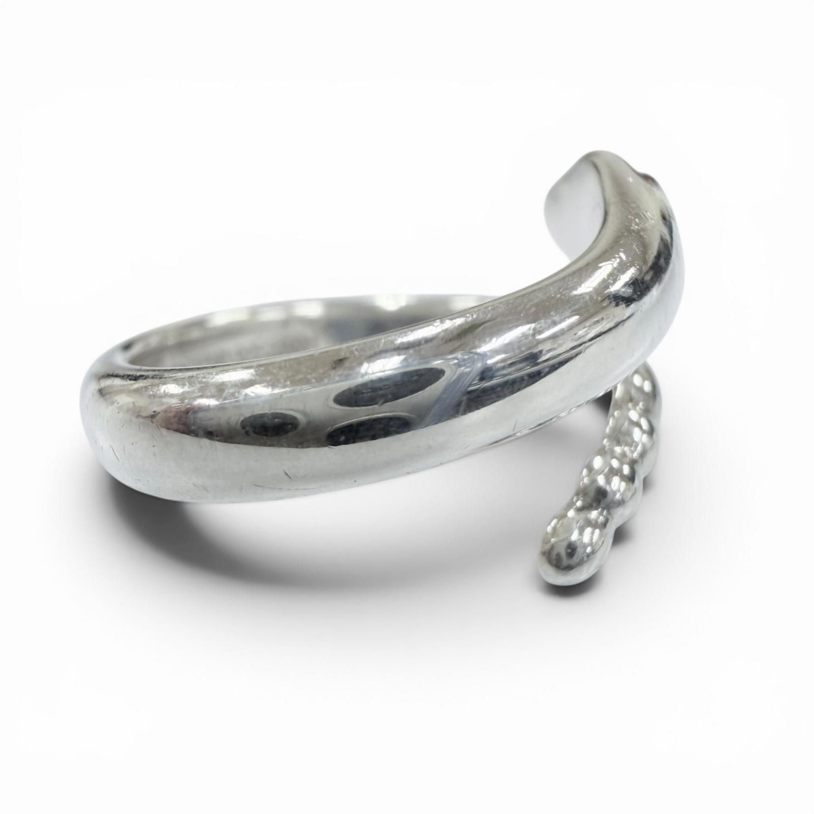 Tiffany & Co Elsa Peretti Snake Ring 925 Silver — view 4