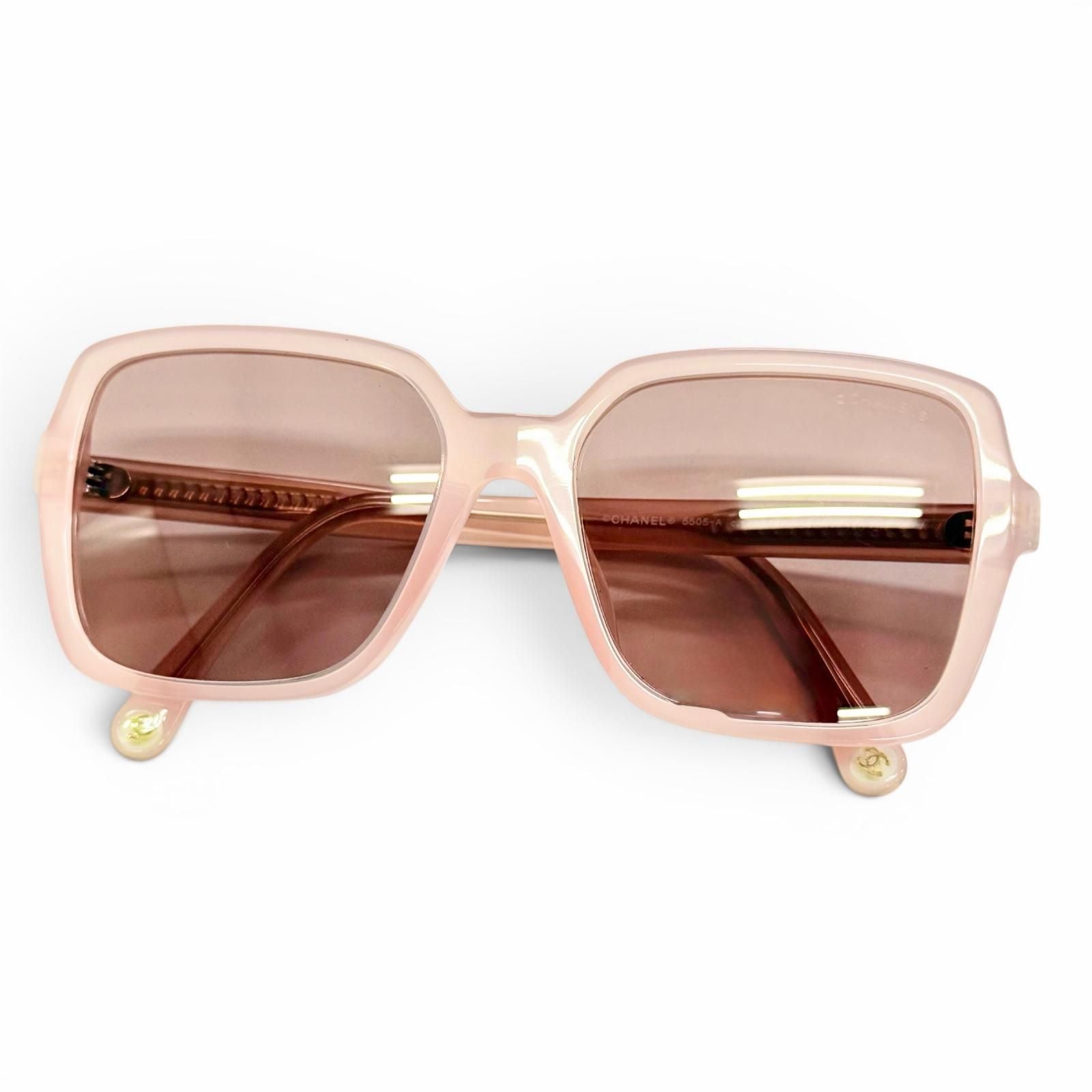 Chanel CC Logo Square Sunglasses Eyewear Clearance Demo Lens